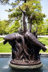 Pool of Herons Statue