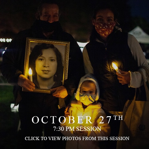 Candlelight Vigil, Oct. 26th & 27th, 2020