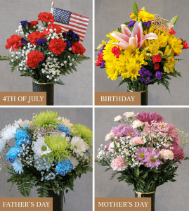 fouth of july flower selections