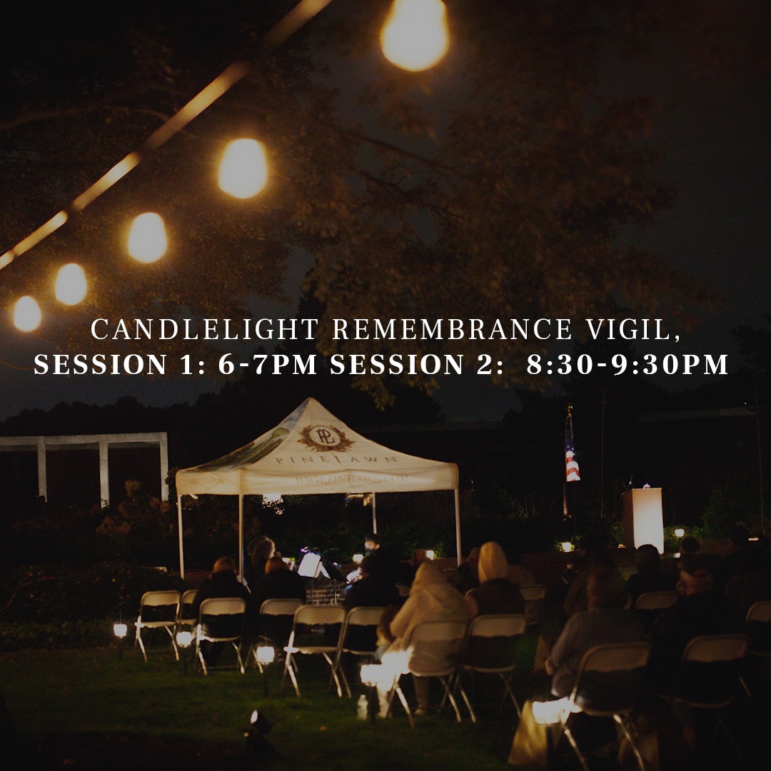 Candle light remembrance vigil