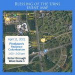 blessing of the urns map