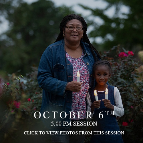 Candlelight Vigil, October 3rd & 6th 2021