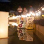 floating lanterns with message Love You Always & Forever