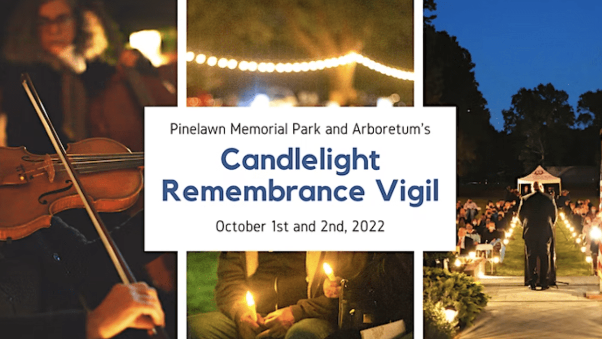Pinelawn Memorial Park Candlelight Remembrance Vigil, October 1st and 2nd 2022